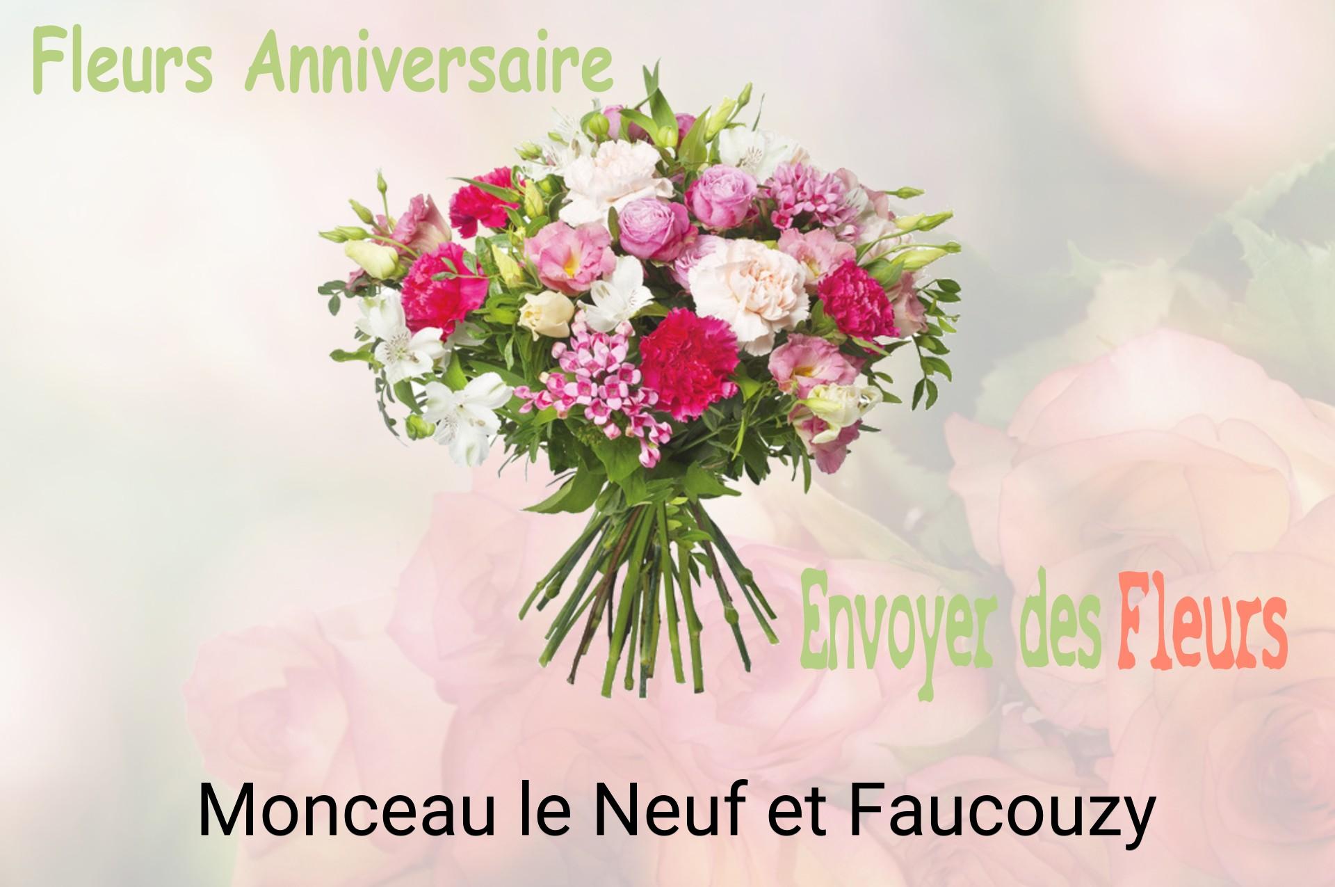 Bouquet de fleurs d’anniversaire livré à Monceau-le-Neuf-et-Faucouzy